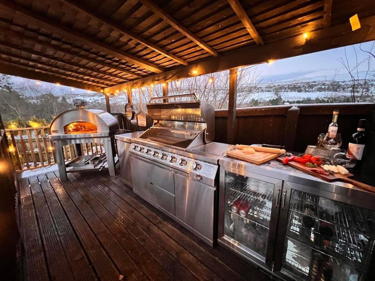 3 - Spectacular Views - Pizza Oven & Bbq Villa Pont Sticill Buitenkant foto